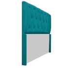 Cabeceira Lara 193 Cm King Size Suede Azul Turquesa - Amarena