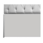 Cabeceira Lara 90 Cm Solteiro Suede Branco - Amarena Móveis