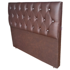 Cabeceira Las Vegas King Luna Corino Marrom Com Strass 195 X