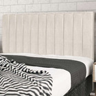 Cabeceira Leblon Para Cama Box Casal 144 Cm Suede Bege - Ssx