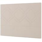 Cabeceira Lima Plus Casal 1400mm Veludo Adar Off White - Simb