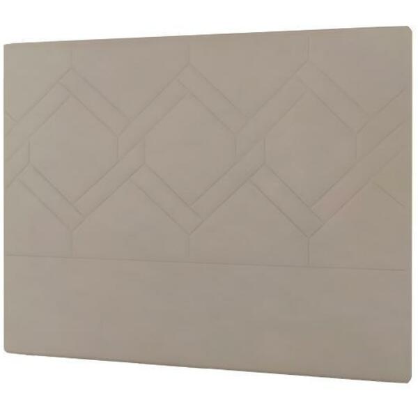 Cabeceira Lima Plus Solteiro 900mm Veludo Adar Camurça - Simb