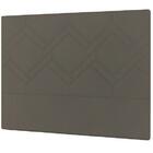 Cabeceira Lima Plus Viúva 1000mm Veluso Slim Chocolate - Simb