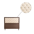 Cabeceira Lionel King Veludo Off White Chocolate 195cm Bnn De