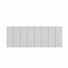 Cabeceira Liora Modulada Cama Box Queen 1,60m 8 Módulos Branco