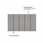 Cabeceira Liora Modulada Cama Box Solteiro 1,00m 5 Módulos Ca