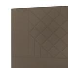 Cabeceira Lisboa Plus Queen 1600mm Suede Marrom Taupe - Simbal
