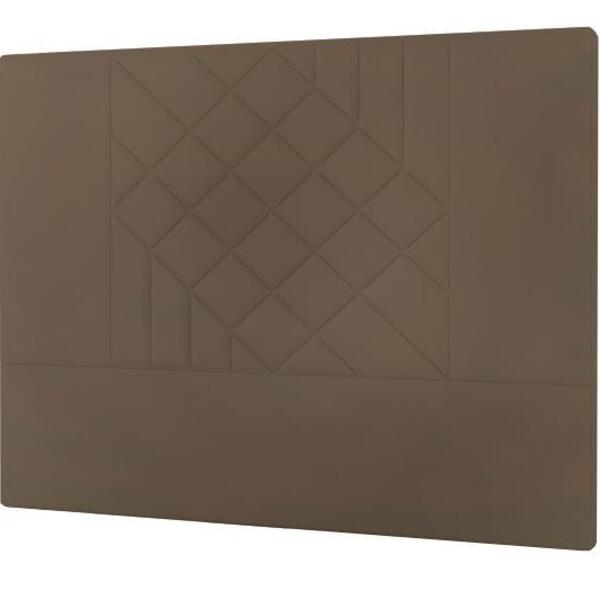 Cabeceira Lisboa Plus Queen 1600mm Suede Marrom Taupe - Simbal