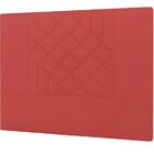 Cabeceira Lisboa Plus Queen 1600mm Vedulo Adar Vermelho - Sim