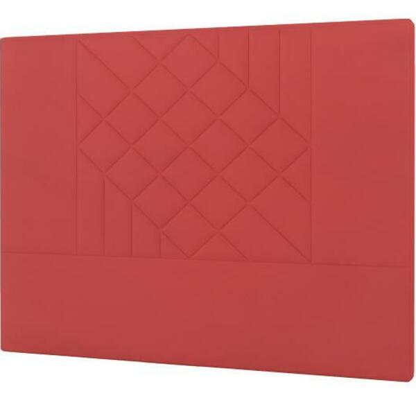 Cabeceira Lisboa Plus Queen 1600mm Vedulo Adar Vermelho - Sim