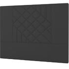 Cabeceira Lisboa Plus Solteiro 900mm Suede Negro - Simbal