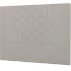 Cabeceira Lisboa Plus Viúva 1000mm Veludo Adar Off White - Si