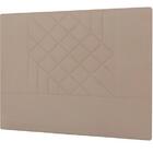 Cabeceira Lisboa Plus Viúva 1000mm Veludo Bege Escuro - Simbal