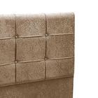 Cabeceira London 1,60 Suede Amassado Castor - Js Móveis