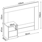 Cabeceira London Solteiro Demobile