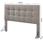 Cabeceira Lorena 1.6 Queen Linho Bege – Atraente Móveis