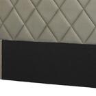 Cabeceira Lotus 0,90 Veludo Bege Escuro - Simbal