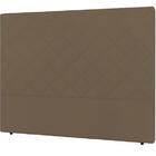 Cabeceira Lotus Plus Casal 1400mm Suede Marrom Taupe - Simbal