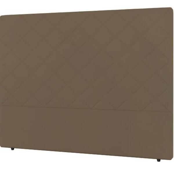 Cabeceira Lotus Plus Casal 1400mm Suede Marrom Taupe - Simbal