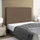 Cabeceira Lotus Plus Casal 1400mm Suede Marrom Taupe - Simbal