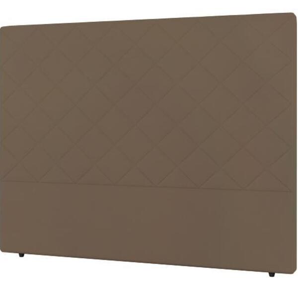 Cabeceira Lotus Plus Queen 1600mm Suede Marrom Taupe - Simbal