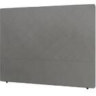 Cabeceira Lotus Plus Queen 1600mm Veludo Slim Chumbo - Simbal