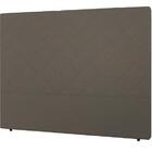 Cabeceira Lotus Plus Viúva 1000mm Veluso Slim Chocolate - Sim