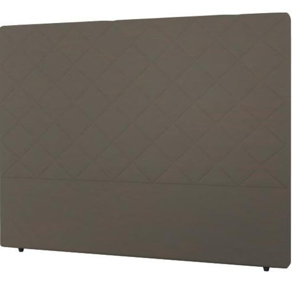 Cabeceira Lotus Plus Viúva 1000mm Veluso Slim Chocolate - Sim