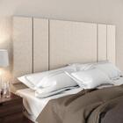 Cabeceira Luana 1,40 Estofada Painel Suspenso Decoração Quart