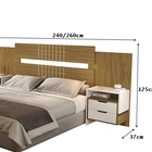 Cabeceira Luiza De Casal Expansível Nature/off White – Vj Móv