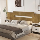 Cabeceira Luiza De Casal Expansível Nature/off White – Vj Móv