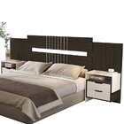 Cabeceira Luiza Extensivel Box 140/160cm Chocolate / Off White