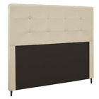 Cabeceira Luna Para Cama Box Casal 140 Cm Suede - D'rossi - B