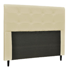 Cabeceira Luna Para Cama Box Queen 160 Cm Corino Bege M11 - D