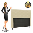 Cabeceira Luna Para Cama Box Queen 160 Cm Corino - D'rossi