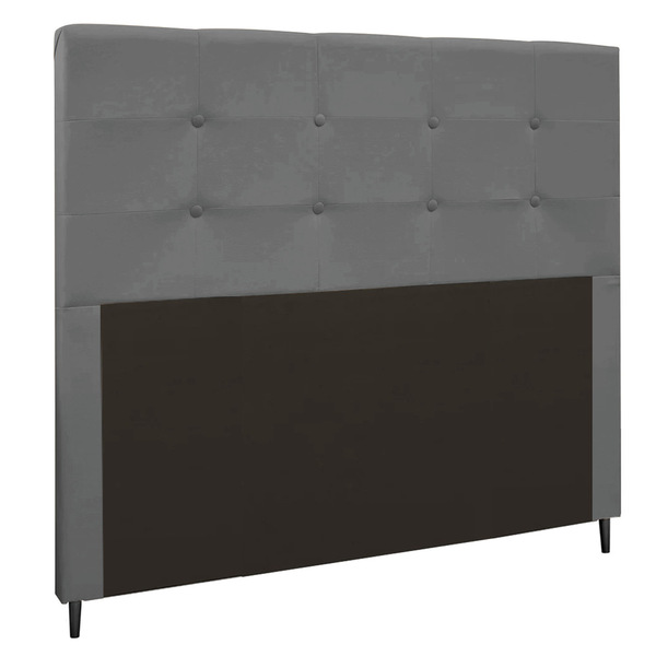 Cabeceira Luna Para Cama Box Queen 160 Cm Suede - D'rossi - C