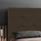 Cabeceira Luna Para Cama Box Queen 160 Cm Suede - D'rossi - M