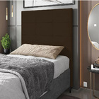 Cabeceira Luna Para Cama Box Solteiro 90 Cm Corino - D'rossi