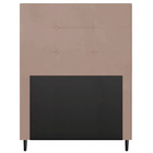 Cabeceira Luna Para Cama Box Solteiro 90 Cm Suede - D'rossi -