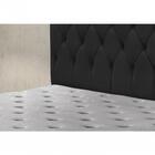 Cabeceira Luxury Plus Casal 1,40 Suede Negro Simbal