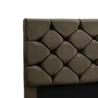 Cabeceira Madagascar 1,60 M Queen - Veludo