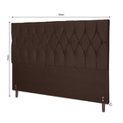 Cabeceira Madri Para Cama Box Queen 164 Cm Suede - Ssx Multic