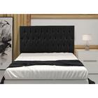 Cabeceira Madrid 1,60 Cm Para Cama Box Queen Suede Preto