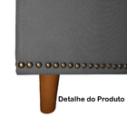 Cabeceira Mais Calçadeira Casal 140cm Para Cama Box Diana Sue