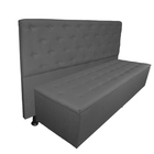 Cabeceira Mais Calçadeira Casal Juliana 140cm Para Cama Box S
