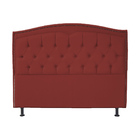 Cabeceira Mais Calçadeira Casal King 195cm Para Cama Box Dian