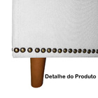 Cabeceira Mais Calçadeira Casal King 195cm Para Cama Box Dian