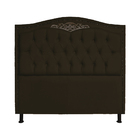 Cabeceira Mais Calçadeira Casal Queen 160cm Para Cama Box Gre