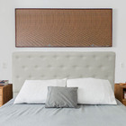 Cabeceira Mais Calçadeira Casal Queen Juliana 160cm Para Cama