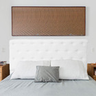 Cabeceira Mais Calçadeira Solteiro Juliana 90cm Para Cama Box